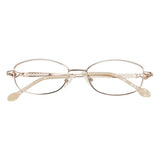 Metal Oval Eyeglasses
