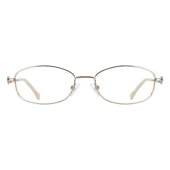 Metal Oval Eyeglasses