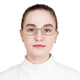 Metal Oval Eyeglasses