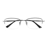 Billy Titanium containing Rectangle Eyeglasses - LifeArtVision