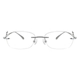 Metal Geometric Eyeglasses