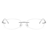 Metal Rectangle Eyeglasses