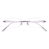 Metal Rectangle Eyeglasses
