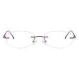 Metal Rectangle Eyeglasses