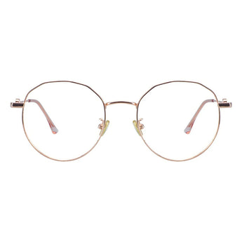 Metal Oval Eyeglasses