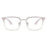 Metal Square Eyeglasses