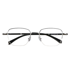 Bruce Metal Rectangle Eyeglasses—LifeArtVision