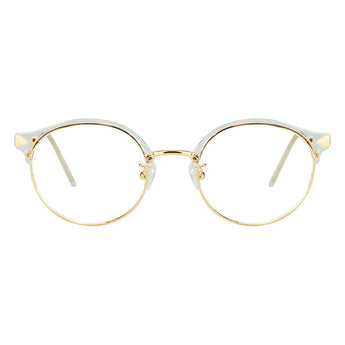 Metal Oval Eyeglasses