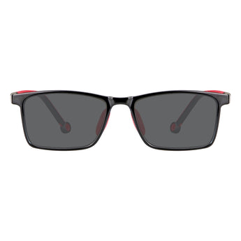 Geoffrey TR&Silica gel Rectangle Sunglasses - LifeArtVision