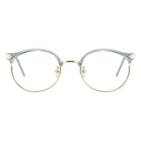 Metal Oval Eyeglasses