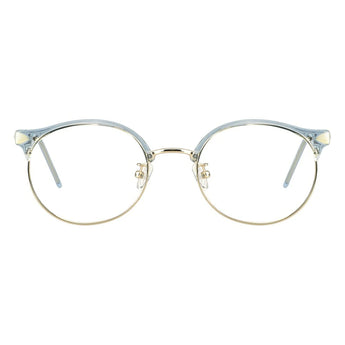 Metal Oval Eyeglasses