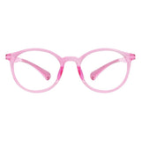 TR & Silica Gel Oval Kid's Eyeglasses
