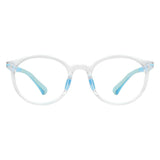 TR & Silica Gel Oval Kid's Eyeglasses