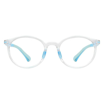 TR & Silica Gel Oval Kid's Eyeglasses