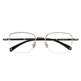 Bruce Metal Rectangle Eyeglasses—LifeArtVision