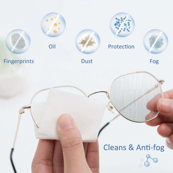 Anti Fog Lens Wipes Pre-Moistened Individually Wrapped Anti-Fog Wipes - LifeArtVision