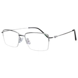 Metal Rectangle Eyeglasses