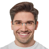 Titanium Oval Eyeglasses