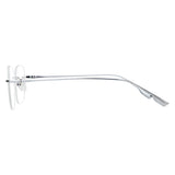 Gaby Titanium Oval Eyeglasses