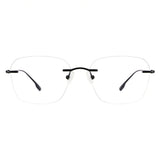 Gaby Titanium Oval Eyeglasses