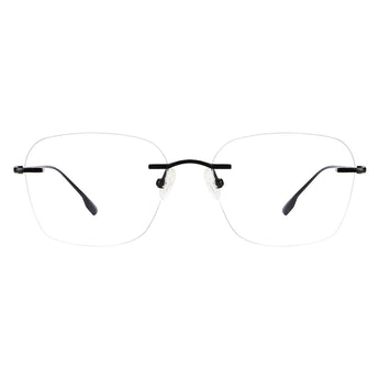 Gaby Titanium Oval Eyeglasses