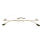 Gaby Titanium Oval Eyeglasses
