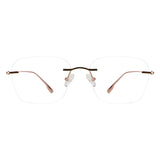 Gaby Titanium Oval Eyeglasses