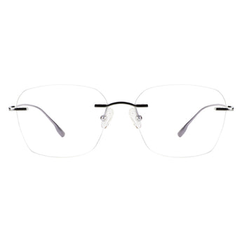 Gaby Titanium Oval Eyeglasses