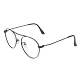 Metal Oval Eyeglasses