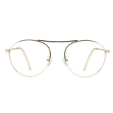 Metal Oval Eyeglasses