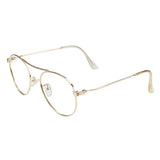 Metal Oval Eyeglasses