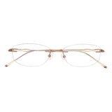 Metal Geometric Eyeglasses