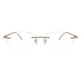 Metal Geometric Eyeglasses