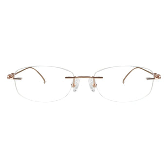 Metal Geometric Eyeglasses