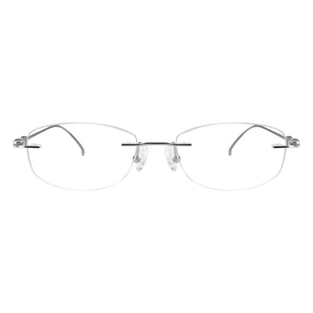 Metal Geometric Eyeglasses
