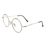 Metal Oval Eyeglasses