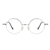 Metal Oval Eyeglasses