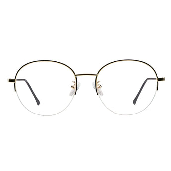 Metal Oval Eyeglasses
