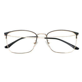 Metal Square Eyeglasses