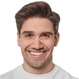 Metal Oval Eyeglasses
