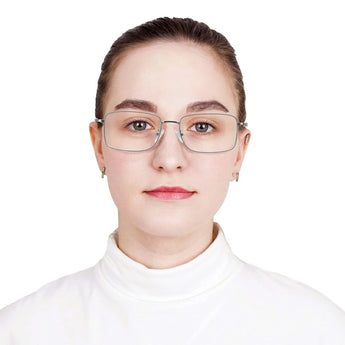 Metal Rectangle Eyeglasses