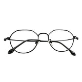 Metal Geometric Eyeglasses