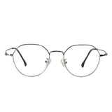 Metal Geometric Eyeglasses