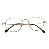 Metal Geometric Eyeglasses