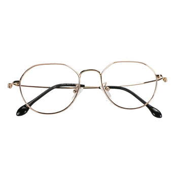 Metal Geometric Eyeglasses