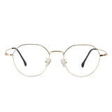 Metal Geometric Eyeglasses