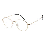 Metal Geometric Eyeglasses