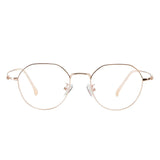 Metal Geometric Eyeglasses
