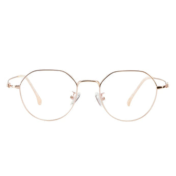 Metal Geometric Eyeglasses