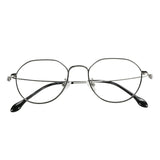 Metal Geometric Eyeglasses